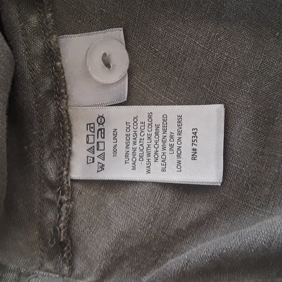 Artisan linen A-line skirt - Picture 5 of 11